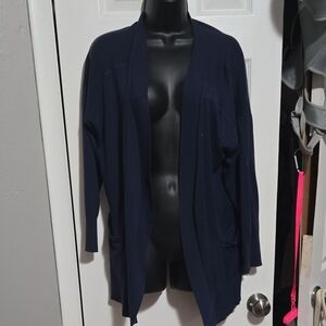 Terra & Sky Women's Navy Cardigan